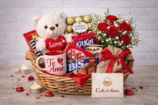 Cesta Romântica Amor Doce